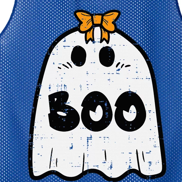 Halloween Ghost Boo Costume Mesh Reversible Basketball Jersey Tank