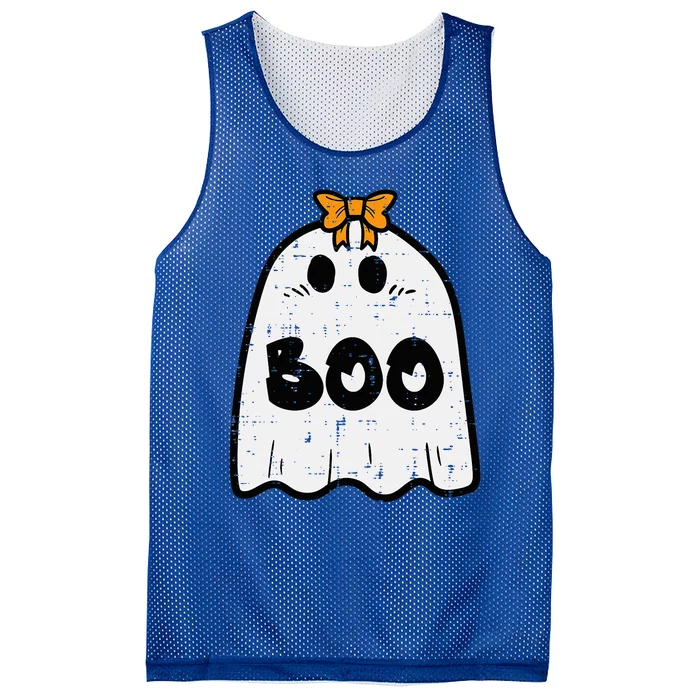 Halloween Ghost Boo Costume Mesh Reversible Basketball Jersey Tank