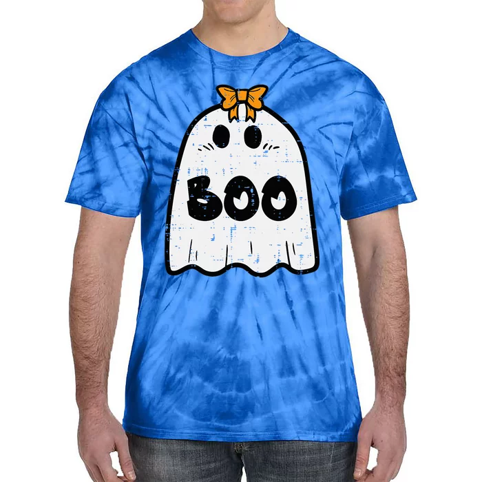 Halloween Ghost Boo Costume Tie-Dye T-Shirt