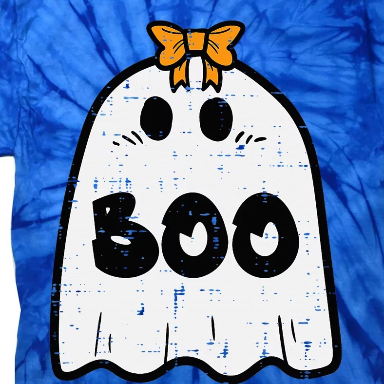 Halloween Ghost Boo Costume Tie-Dye T-Shirt