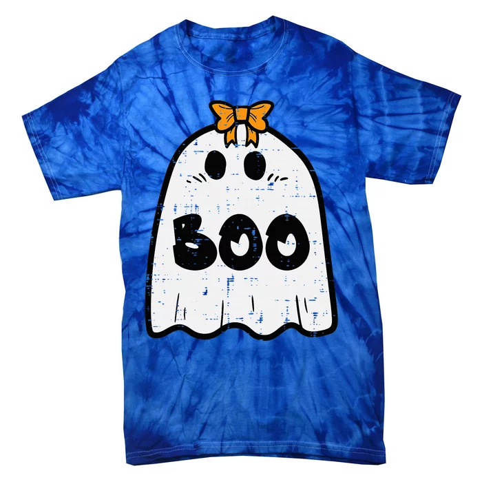 Halloween Ghost Boo Costume Tie-Dye T-Shirt