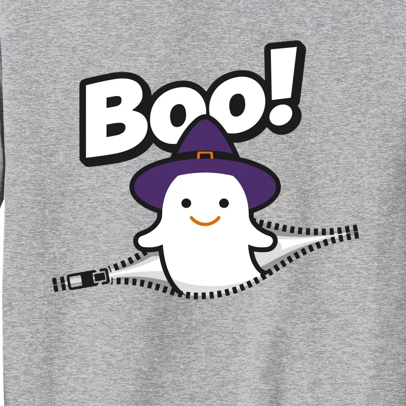 Halloween Ghost Boo Tall Sweatshirt