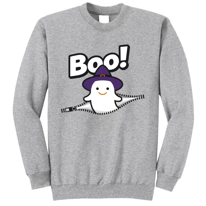 Halloween Ghost Boo Tall Sweatshirt