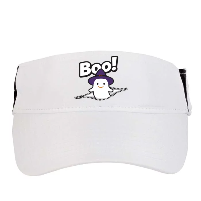 Halloween Ghost Boo Adult Drive Performance Visor