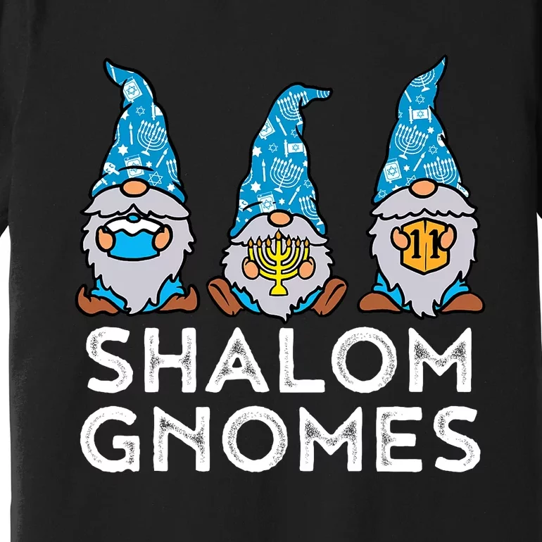 Hanukkah Gnomes : Celebrate Chanukah In Style With Jewish Hanukkah Vibes Premium T-Shirt