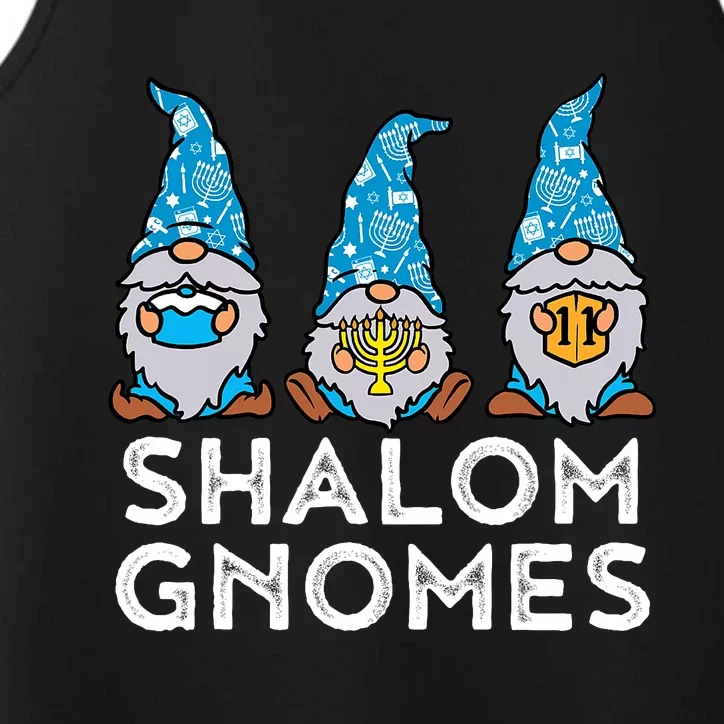 Hanukkah Gnomes : Celebrate Chanukah In Style With Jewish Hanukkah Vibes Performance Tank