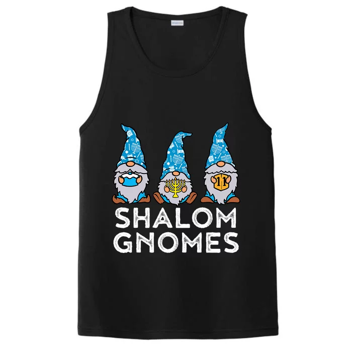 Hanukkah Gnomes : Celebrate Chanukah In Style With Jewish Hanukkah Vibes Performance Tank