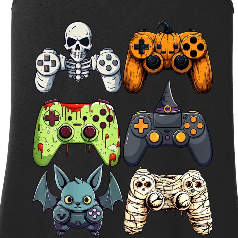 Halloween Gaming Controllers Skeleton Witch Zombie Mummy Ladies Essential Tank