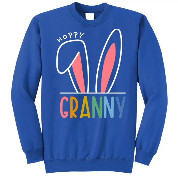 Hoppy Granny Cute Easter Ears Happy East Tall Sweatshirt