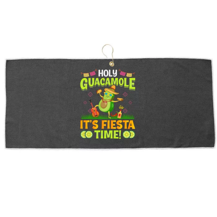 Holy Guacamole Cinco De Mayo Celebration Large Microfiber Waffle Golf Towel