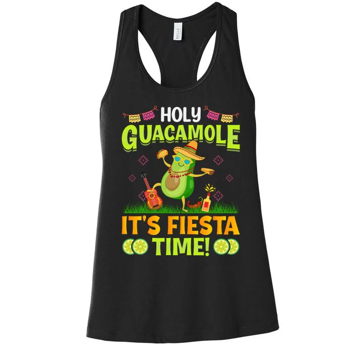 Holy Guacamole Cinco De Mayo Celebration Women's Racerback Tank