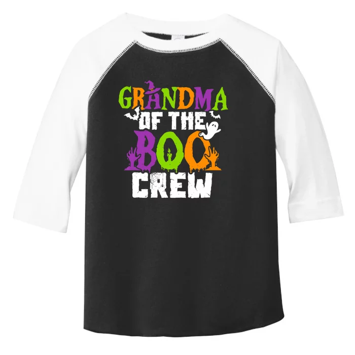 Halloween Grandma Crew Grandmother Spooky Party Toddler Fine Jersey T-Shirt