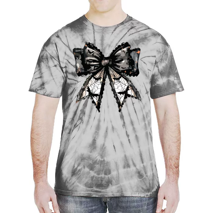 Halloween Gothic Coquette Tie-Dye T-Shirt