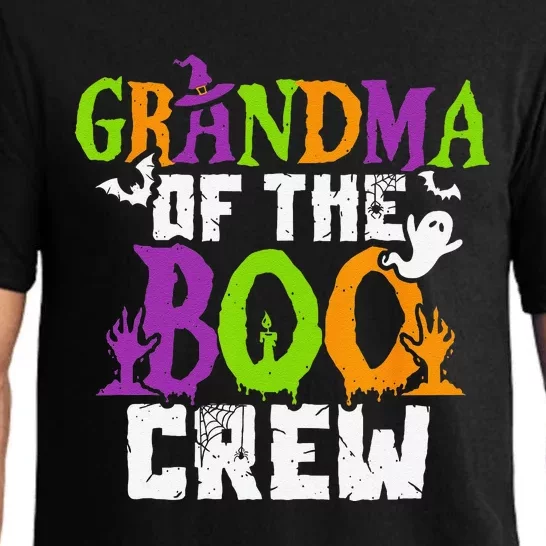 Halloween Grandma Crew Grandmother Spooky Party Pajama Set