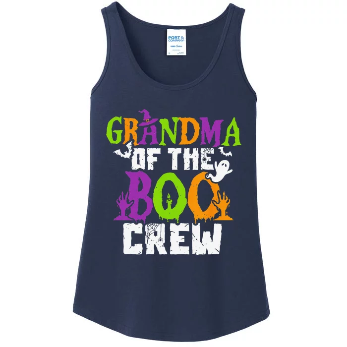 Halloween Grandma Crew Grandmother Spooky Party Ladies Essential Tank