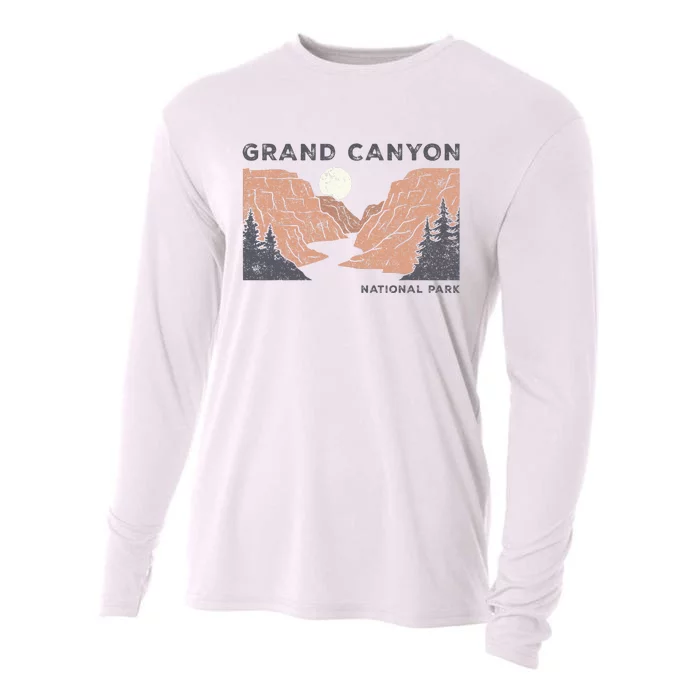 Hiked Grand Canyon National Park Arizona Vintage Cooling Performance Long Sleeve Crew