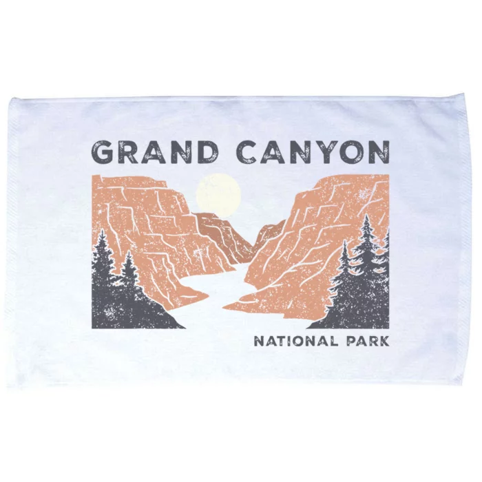 Hiked Grand Canyon National Park Arizona Vintage Microfiber Hand Towel