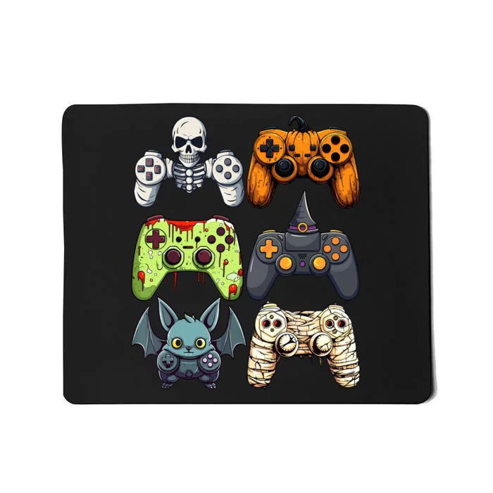 Halloween Gaming Controllers Skeleton Witch Zombie Mummy Mousepad