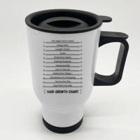 Hair Growth Chart Length Check For Your Stylish Long Hair Stainless Steel Travel Mug