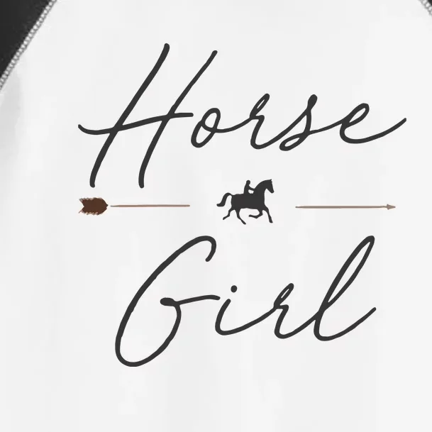 Horse Girl Country Girl HorseBack Rider Equestrian Toddler Fine Jersey T-Shirt