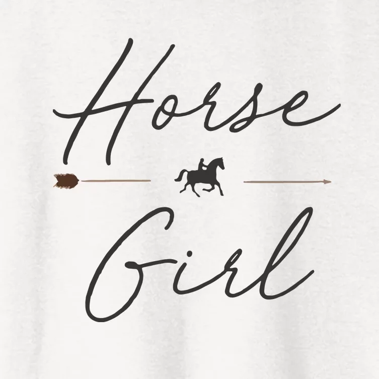 Horse Girl Country Girl HorseBack Rider Equestrian Women's Crop Top Tee