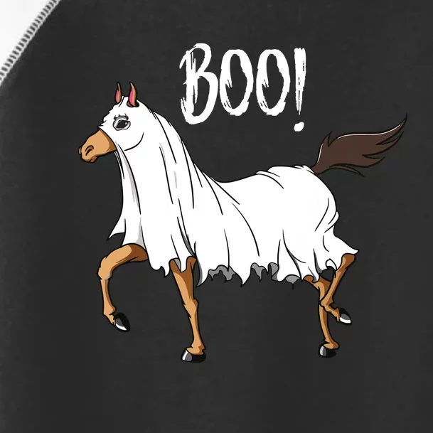 Horse Ghost Costume Funny Equestrian Horse Lover Halloween Toddler Fine Jersey T-Shirt