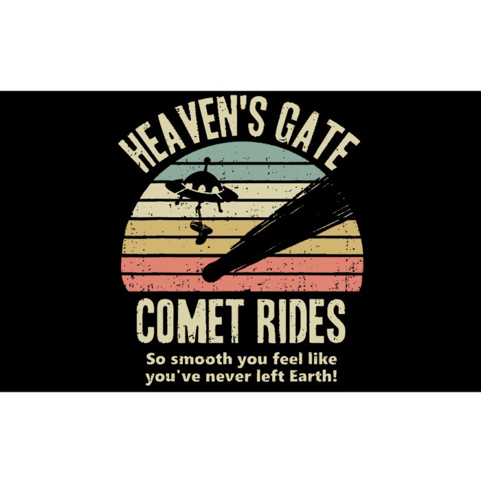 HeavenS Gate Comet Rides Retro Man 90s Space Lover Gift Bumper Sticker