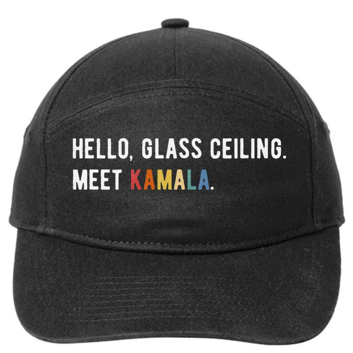 Hello Glass Ceiling. Meet Kamala. Kamala Harris 7-Panel Snapback Hat