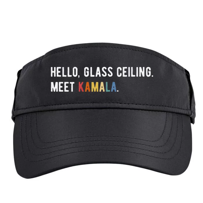 Hello Glass Ceiling. Meet Kamala. Kamala Harris Adult Drive Performance Visor