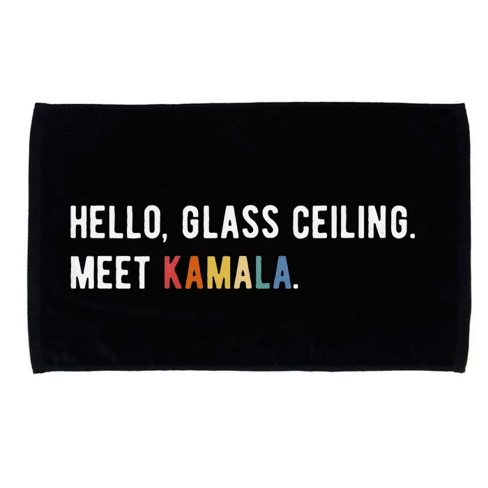 Hello Glass Ceiling. Meet Kamala. Kamala Harris Microfiber Hand Towel