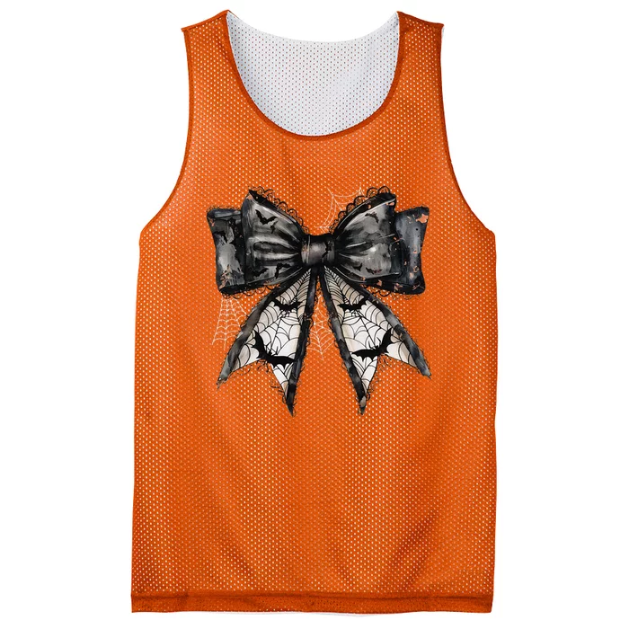 Halloween Gothic Coquette Mesh Reversible Basketball Jersey Tank