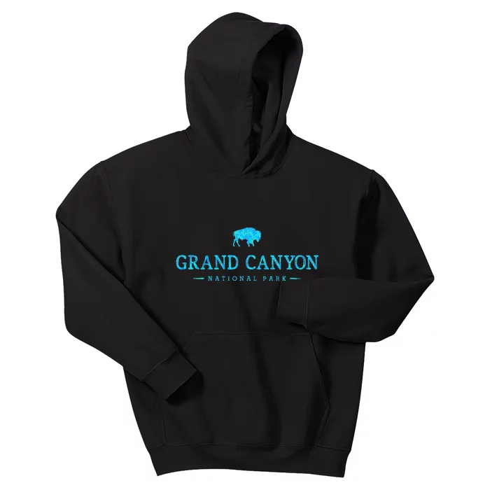 Hiked Grand Canyon National Park Arizona Colorful Kids Hoodie