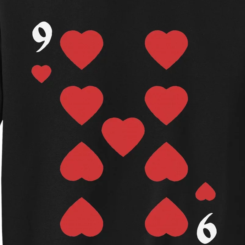 Halloween Group Costume: Nine Of Hearts Card Deck Sweatshirt