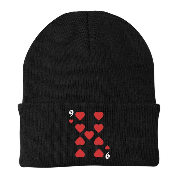 Halloween Group Costume: Nine Of Hearts Card Deck Knit Cap Winter Beanie