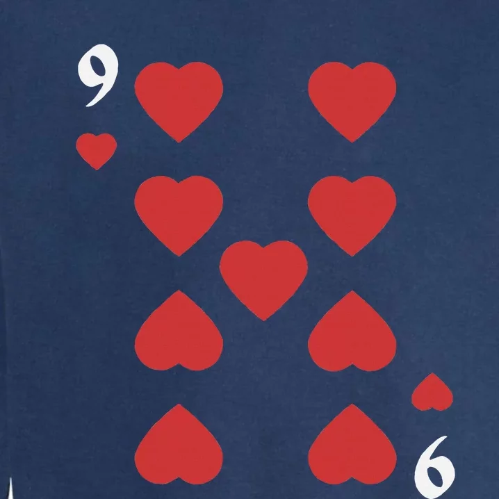 Halloween Group Costume: Nine Of Hearts Card Deck Garment-Dyed Sweatshirt