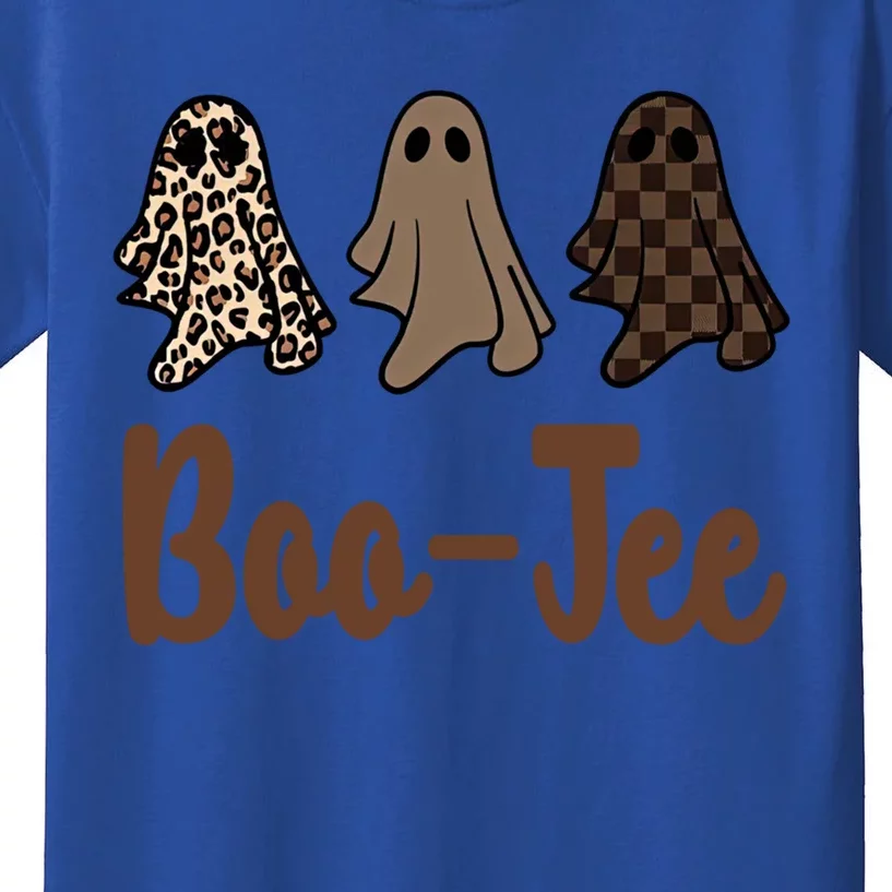 Halloween Ghost Costume Boujee Boojee Spooky Season Vibes Gift Kids T-Shirt