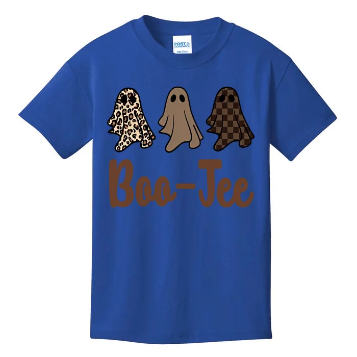 Halloween Ghost Costume Boujee Boojee Spooky Season Vibes Gift Kids T-Shirt