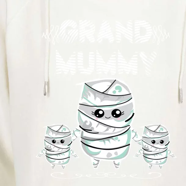 Halloween Grandma Costume Cute Grand Mummy Funny Grandmother Meaningful Gift Womens Funnel Neck Pullover Hood