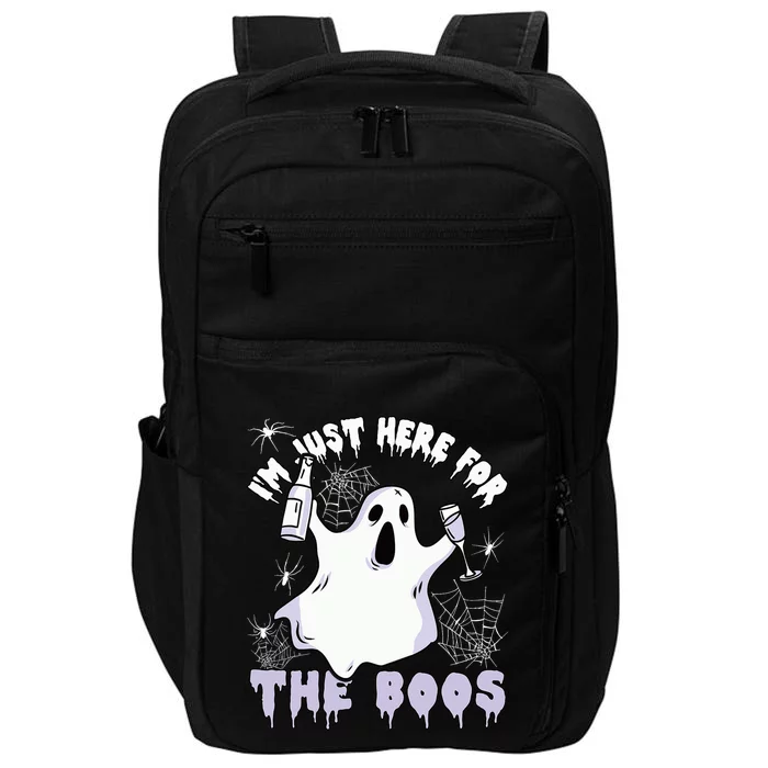 Halloween Ghost Costume Spider Just Here For The Boos Impact Tech Backpack