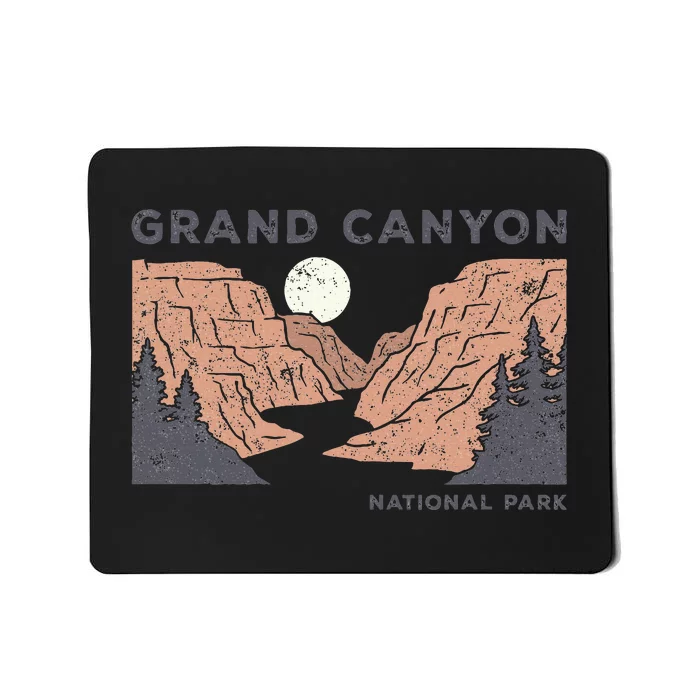 Hiked Grand Canyon National Park Arizona Vintage Mousepad