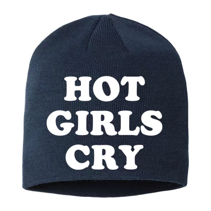 Hot Girls Cry 8 1/2in Sustainable Knit Beanie