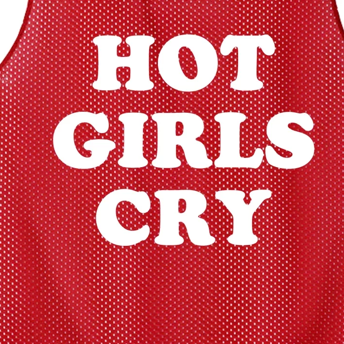 Hot Girls Cry Mesh Reversible Basketball Jersey Tank