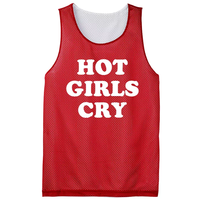 Hot Girls Cry Mesh Reversible Basketball Jersey Tank