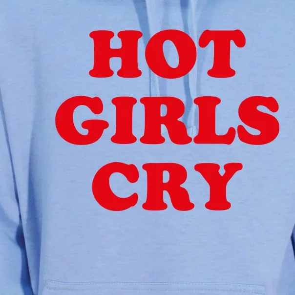 Hot Girls Cry Shirt Funny Adult Humor Unisex Surf Hoodie