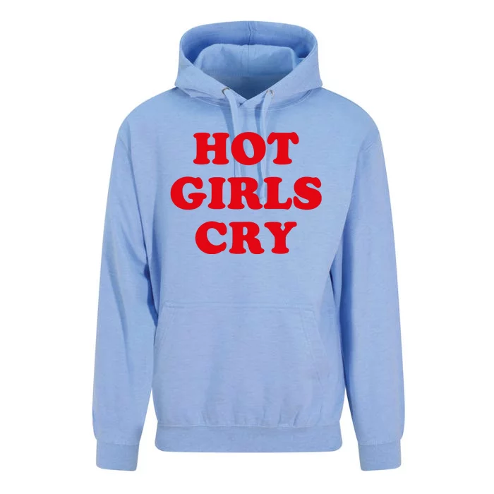 Hot Girls Cry Shirt Funny Adult Humor Unisex Surf Hoodie