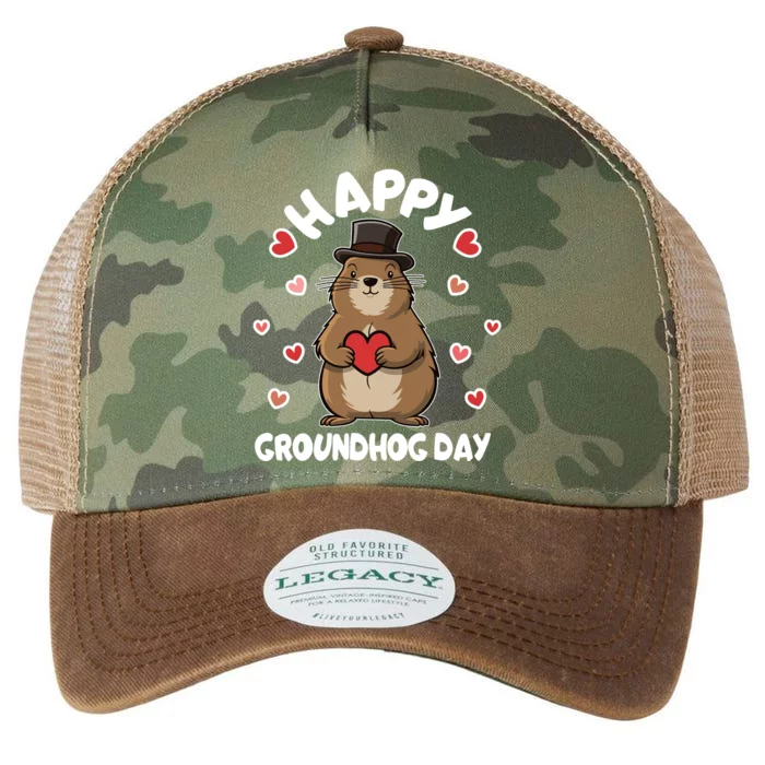 Happy Groundhog Day Punxsutawney Phil Legacy Tie Dye Trucker Hat