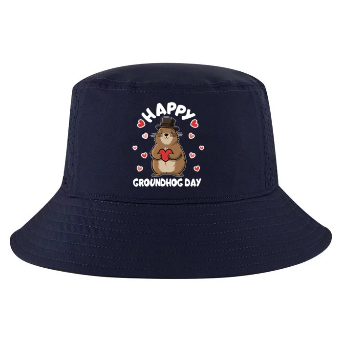 Happy Groundhog Day Punxsutawney Phil Cool Comfort Performance Bucket Hat