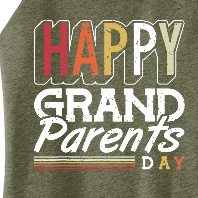 Happy Grandparents Day Grandparents Day Women’s Perfect Tri Rocker Tank