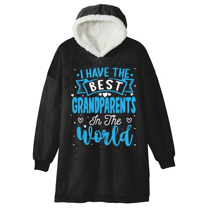 Happy Grandparents Day Funny Grandparents Day Hooded Wearable Blanket