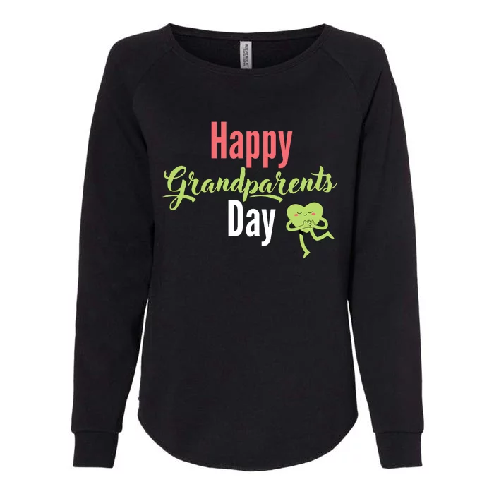 Happy Grandparents Day Womens California Wash Sweatshirt